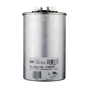 S1-024-25043-700 York Run Capacitor Round 60/7.5 MFD 440 Volt