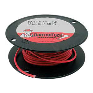 WHTW14-50 Diversitech High Temperature Electrical Wire 14 ga Copper Conductor, 50 ft