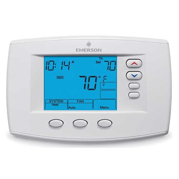 1F95-0671 White-Rodgers Low Voltage Thermostat, 4 Heat/2 Cool, 7-day 5-1-1 or nonprogrammable