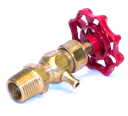 26-304-01 Apollo Valves 1/2 Inch Satin Gauge Cock Ball Valve