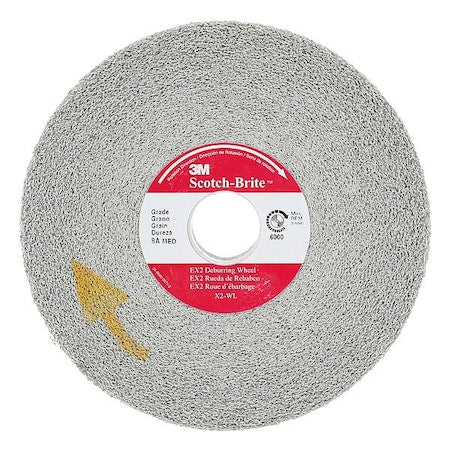Scotch-Brite 7010329452 Convolute Wheel, Debur/Finish, 12x1x5, FN