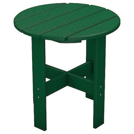 Ultrasite PB ADTRASTGRE Patio Table, 18 in Dia, Green