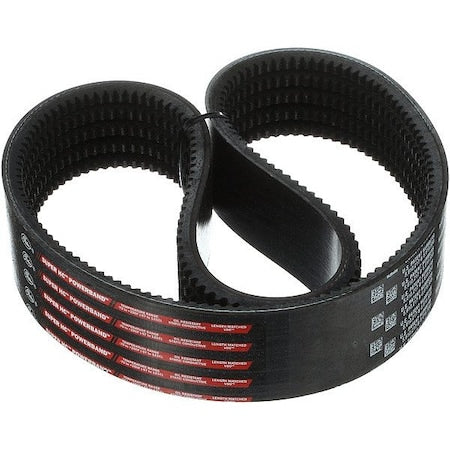 Gates 5/5VXP1120 Cogged V-Belt, Super HC XP PowerBand, 5VXP1120, 5VX, EPDM, 112 in, 3-3/8 in Top Width