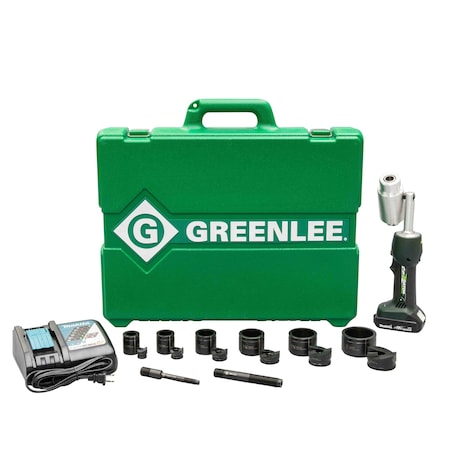 Greenlee LS50L11B 12 Piece Punch Driver Kit, 14 ga.