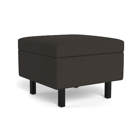 Safco MISSBNDT16 Ottoman, 18 1/2 in H, Dark Gray