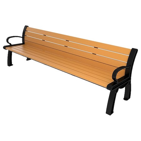 Ultrasite PB 8CEDBFHER Heritage Outdoor Bench, 96 in L, Cedar