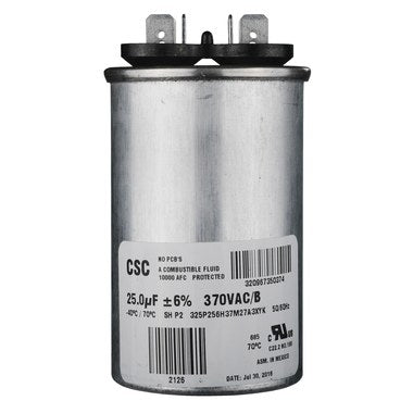 S1-024-23182-700 York Run Capacitor — Single 30 MFD 370 Volt