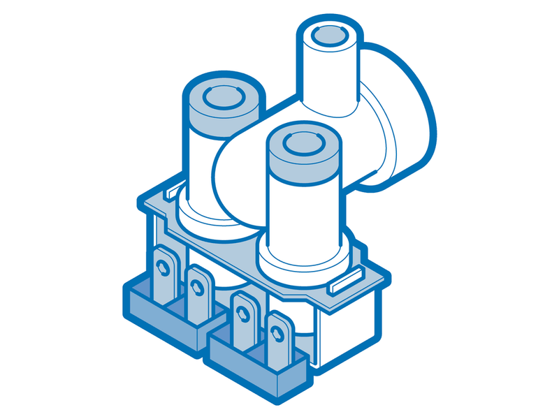 15500216000026 Midea 4-Way Diverting Valve