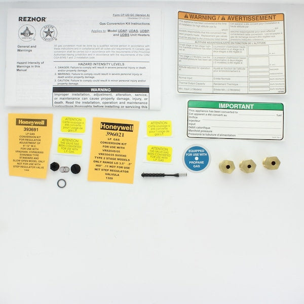 201732 Reznor LP Kit UDAP/UDAS 300-400 genuine OEM replacement