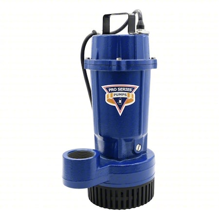 PRO Series Pumps S1033-NS Submersible Sump Pump, 10 ft, 13.75 in, 115V AC