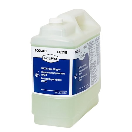 Ecolab 6102468 Floor Stripper, Liquid, 2.5 gal, Bucket