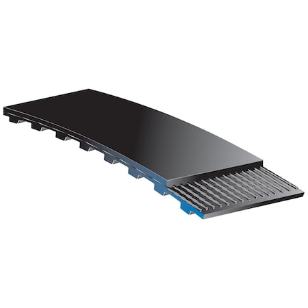 Gates 1365H150 Trapezoidal Timing Belt, 273 Teeth, Neoprene, 136.50 in Wide, 0.50 in Pitch