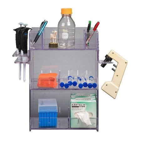 Poltex BENCHTOP12-BRK-PIPTRBRK Lab Bulk Bin, Clear, 12 3/4 in L