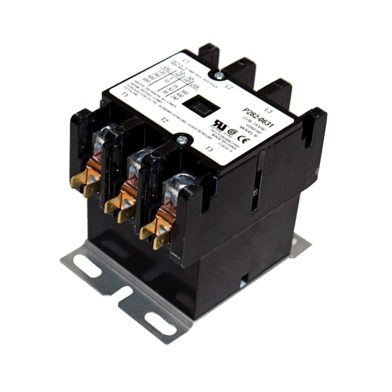 P282-0631 Carrier 3 Pole Contactor, 60A (Lug Terminals)