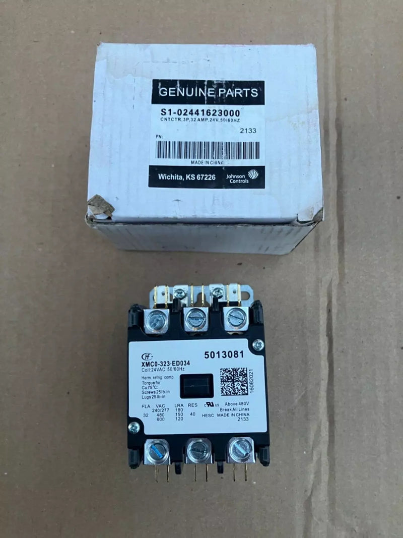 S1-02441623000 York Contactor 3-Pole 24V 32A