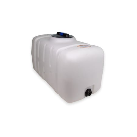 Norwesco 42341-DS Utility Tank, 23 in, White, Rectangular