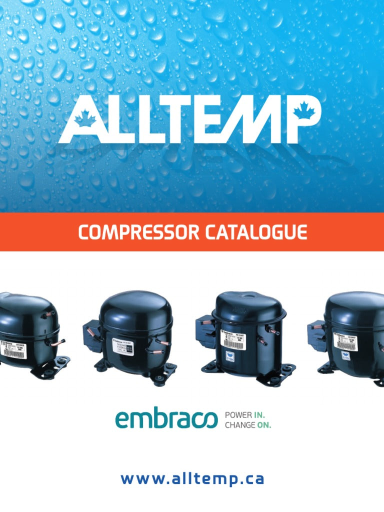 NEK6181GK1 Embraco Compressor — 115V 1-Phase R404A 1/3 hp