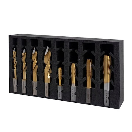 Holemaker Technology 328016-SET2 ImpactaTap & TurboTip Set, 8, UNC, Taper
