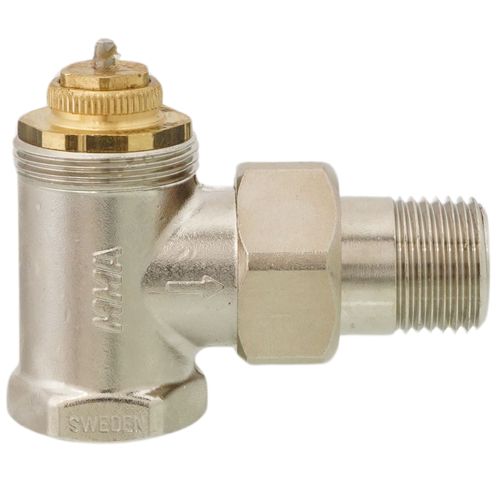 N10637 Macon Controls Macon 1/2 in Vertical Angle Body 1.8 Cv thermostatic radiator valve