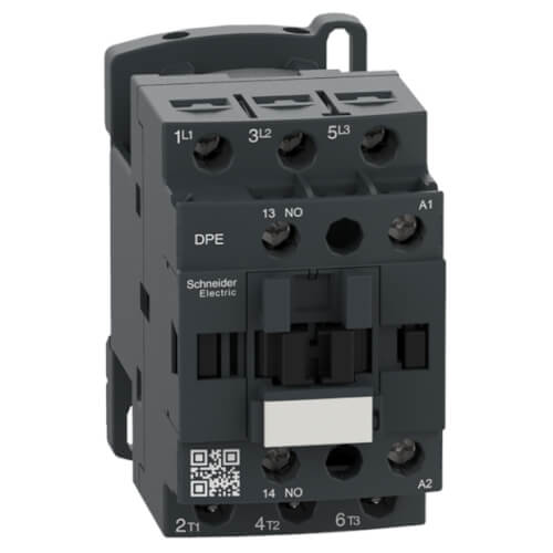 DPE12B7 Schneider Electric Contactor, 3 Pole, 5HP, 480V