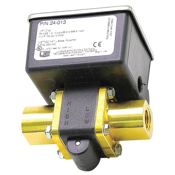 24-013 United Electric Differential Pressure Switch with External Adjustment Knob
