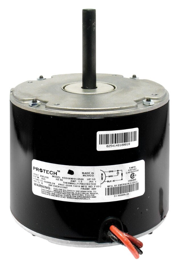 51-102500-10 Ruud Condenser Fan Motor, 1/3 HP, 208-230V