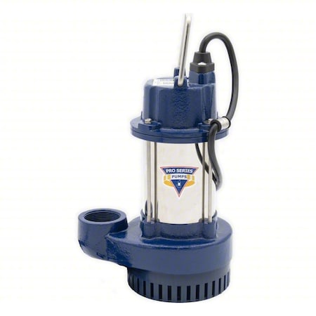 PRO Series Pumps S3033-NS Submersible Sump Pump, 10 ft, 13 in, 115V AC