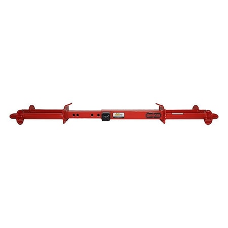 Equipment Lock Company SSLock-KA Lock, Hardened Steel, Red