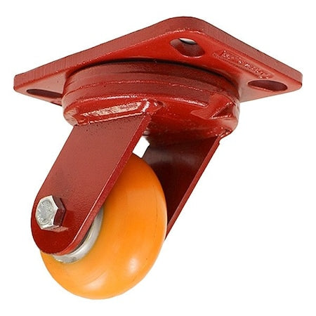 Hamilton S-ZFHS-42EMB-ZB Plate Caster, Steel, Swivel