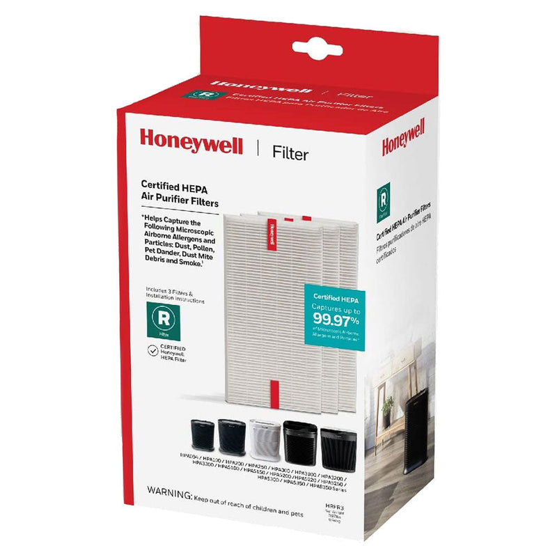 HRF-R3 Honeywell True HEPA Replacement Filter 3 Pack
