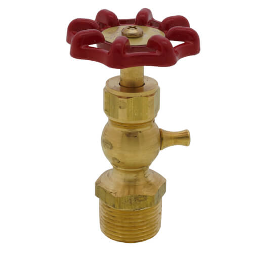 26-307-01 Apollo Valves 3/4 Inch Compression Gauge Cock Aluminum Wheel