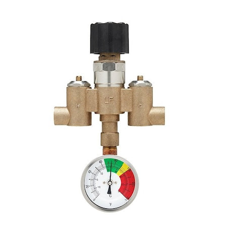 Leonard Valve EXL-300-LF Emergency Eye Wash Valve, 1/2 in Inlet