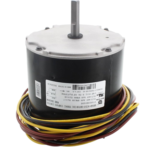 HC39GE480A Carrier Condenser Fan Motor, 1/4 hp, 460V AC, 1-speed