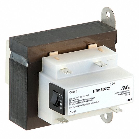 HT01BD702 Carrier 460V primary to 24V secondary transformer