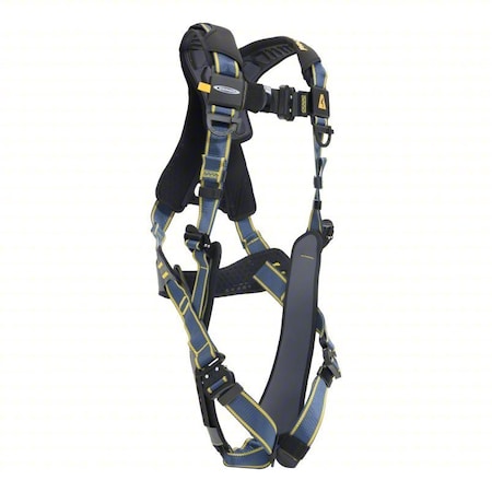 Werner H013004 H0130 Harness, XL, 425 lb, Quick-Connect Chest/ Quick-Connect Leg Straps, Back D-Ring