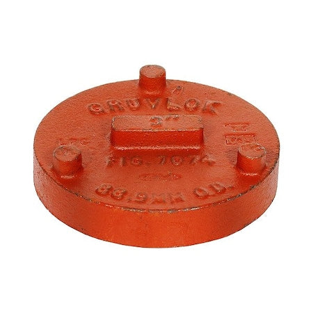 Gruvlok 0390030443 Cap, Ductile Iron, Grooved 10 in