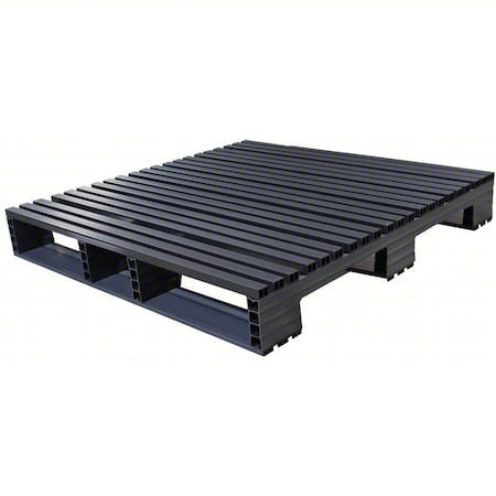 Jifram 05000400 Pallet, Black, 1500 lb cap.