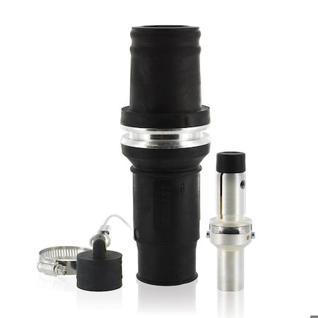 Leviton 49M31-E Single Pole Inline, 636 A, Male, Black