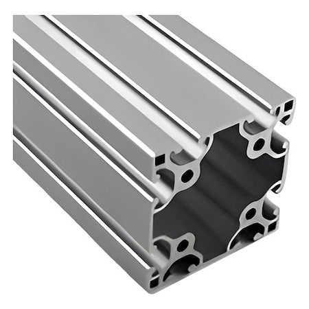 Faztek 15QE3030L-120 T-Slot Framing Extrusion, 120 in L, Silver