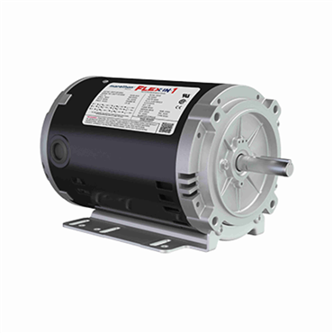 056T34D15650 Leeson Three-Phase General Purpose Motor, 2 HP, 56HC Frame, 208–230/460V, 3,450 RPM