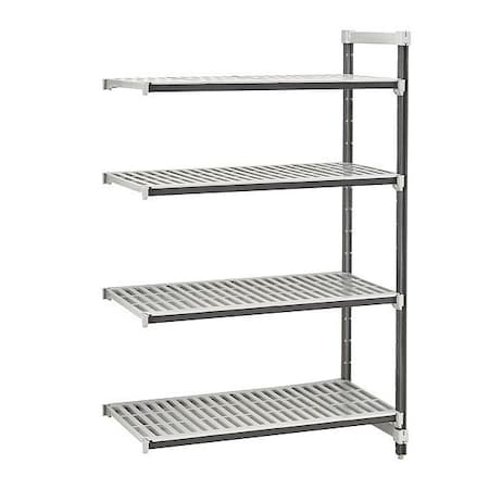 Cambro EXA243664V4480 Shelving Unit, 34 in L, Speckled Gray
