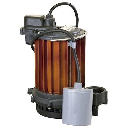Liberty Pumps 233HV Submersible Sump Pump, 10 ft, 10.5 in, 230V AC