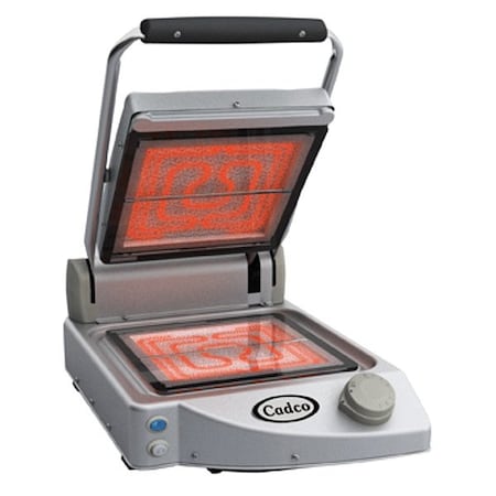 Cadco CPG-10FC(220) Sandwich Press, Panini, 7.9 A D, 1,750 W
