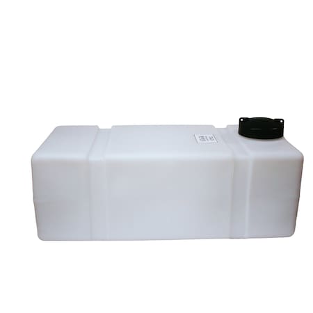 Norwesco 45879-DS Utility Tank, 12 in, White, Rectangular