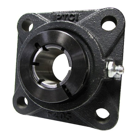 Iptci CLF212-39 4 Holes, Flange Bracket Housing, Flange Mount Bearing, Radial Ball, 2-7/16 in Dia, Cast Iron, Eccentric
