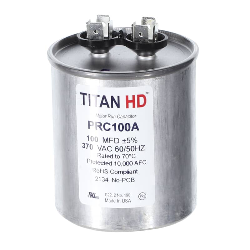 PRC100A Packard 370V Round Capacitor