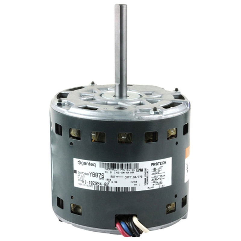 51-102994-02 Ruud Blower Motor 1/2 Hp 120V 3-speed