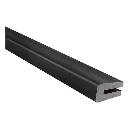 Trim LOK INC X2060-100 Rubber Edge Trim, Black, 100 ft L