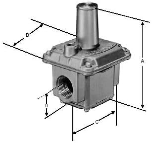 R400S-3/8 Maxitrol 3/8 inch gas pressure regulator