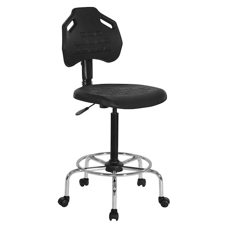 Office Star KH81313CX Drafting Chair, Black, Steel